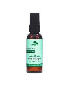 Huile d'argane cosmétique à l'huile essentielle de menthe 50ml